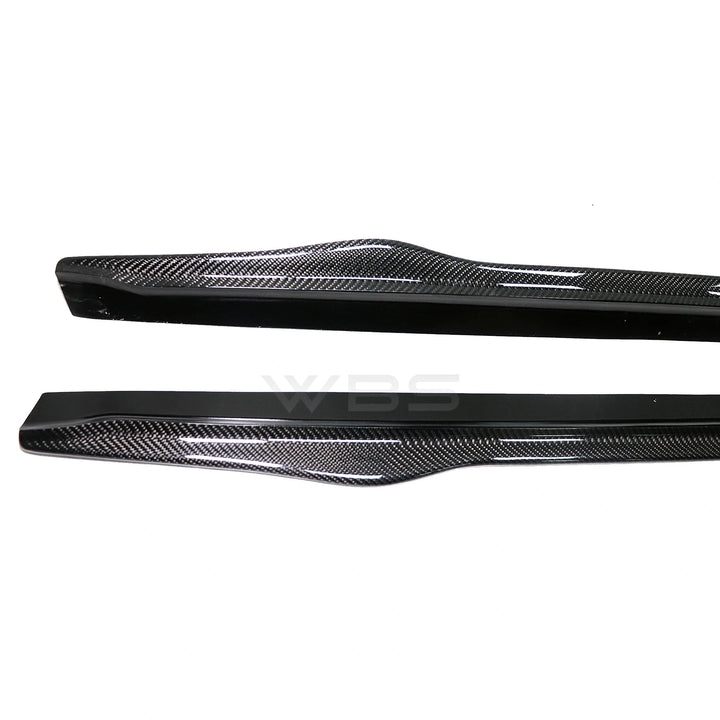 BMW F30 F31 SIDE SKIRTS V STYLE GENUINE CARBON FIBER