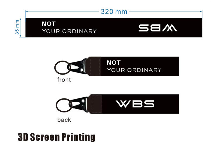 NOT YOUR ORDINARY SIGNATURE KEYCHAIN