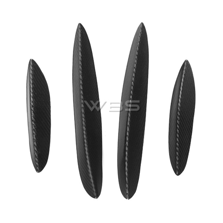 MERC-W205 FRONT CANARDS SET GENUINE CARBON FIBER