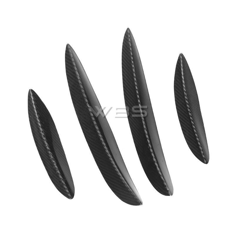 MERC-W205 FRONT CANARDS SET GENUINE CARBON FIBER