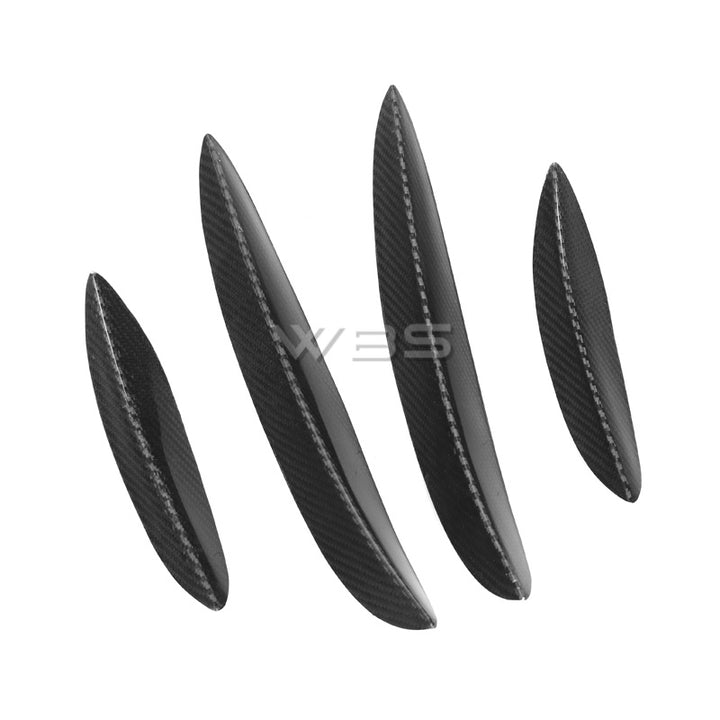 MERC-W205 FRONT CANARDS SET GENUINE CARBON FIBER