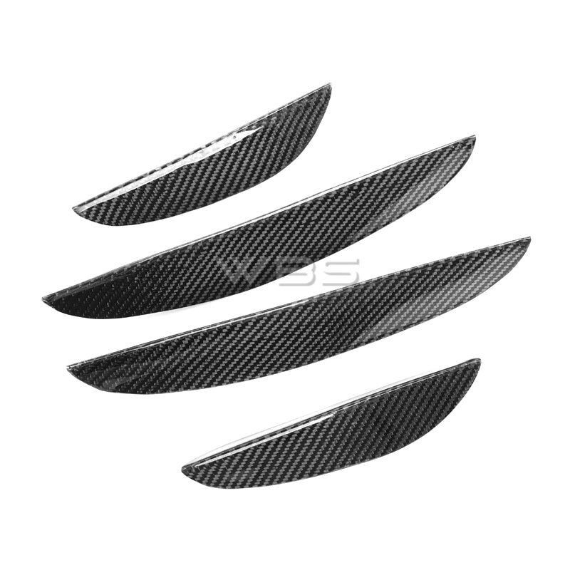 MERC-W205 FRONT CANARDS SET GENUINE CARBON FIBER