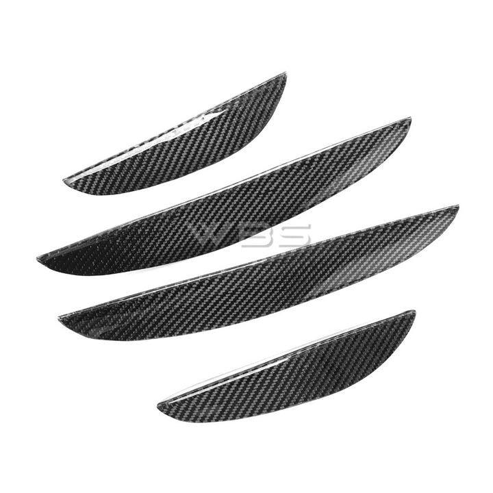 MERC-W205 FRONT CANARDS SET GENUINE CARBON FIBER