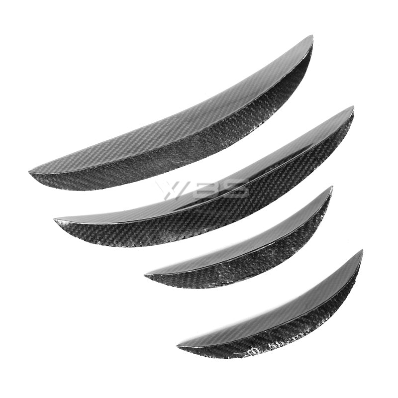 MERC-W205 FRONT CANARDS SET GENUINE CARBON FIBER