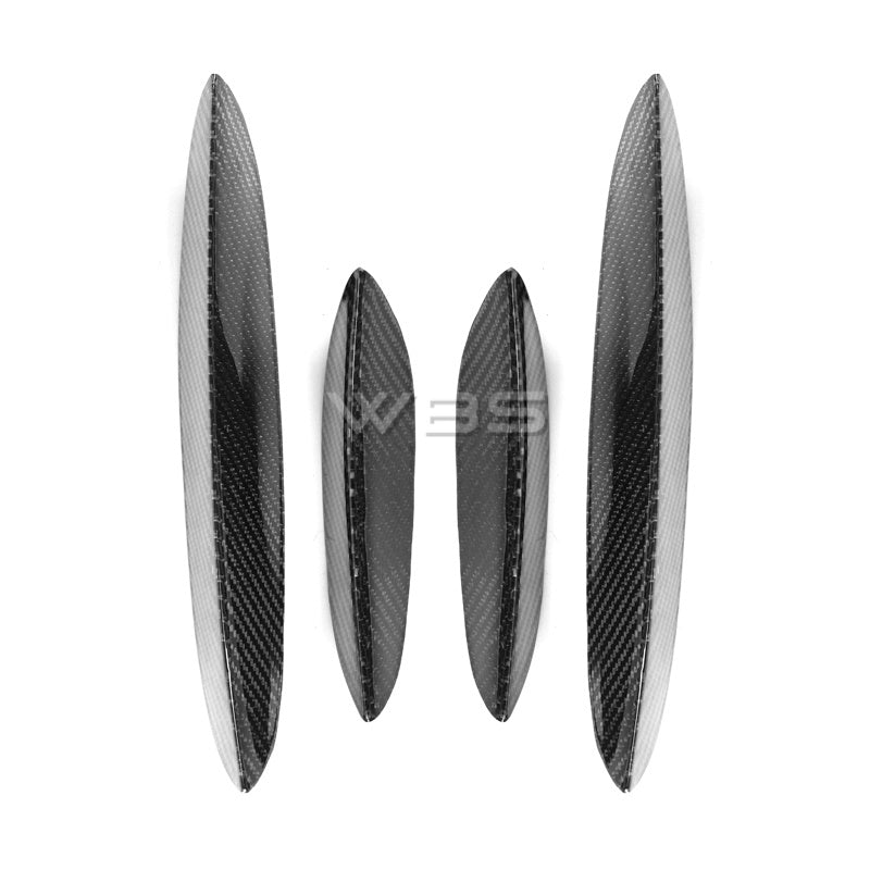 MERC-W205 FRONT CANARDS SET GENUINE CARBON FIBER