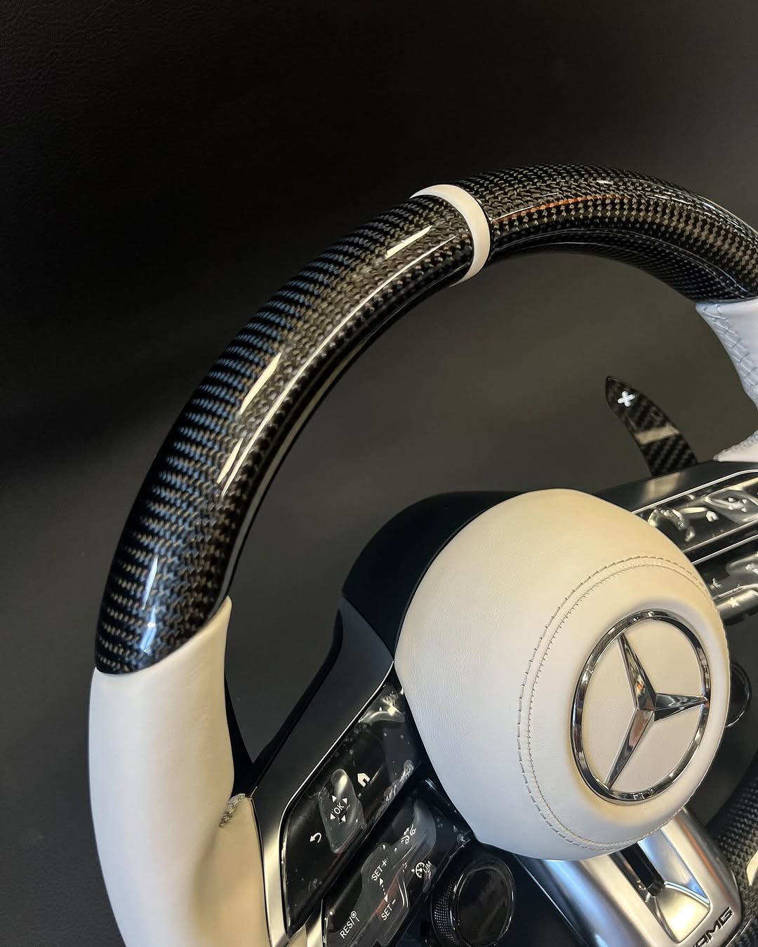 MERCEDES G63 AMG CUSTOMS CARBON FIBER STEERING WHEEL G-WAGON