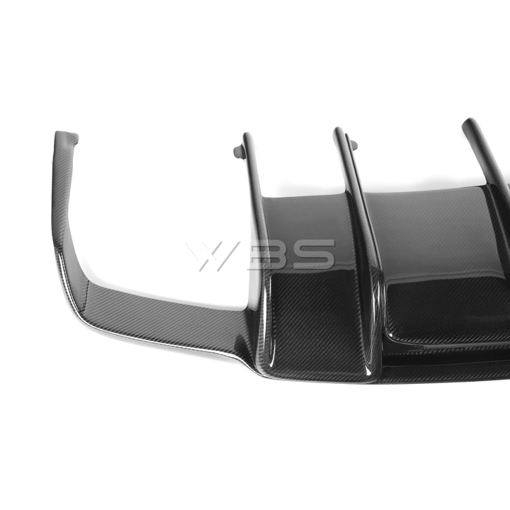 MERCEDES W218 CLS63/ CLS550 PERFORMANCE STYLE DIFFUSER GENUINE CARBON FIBER