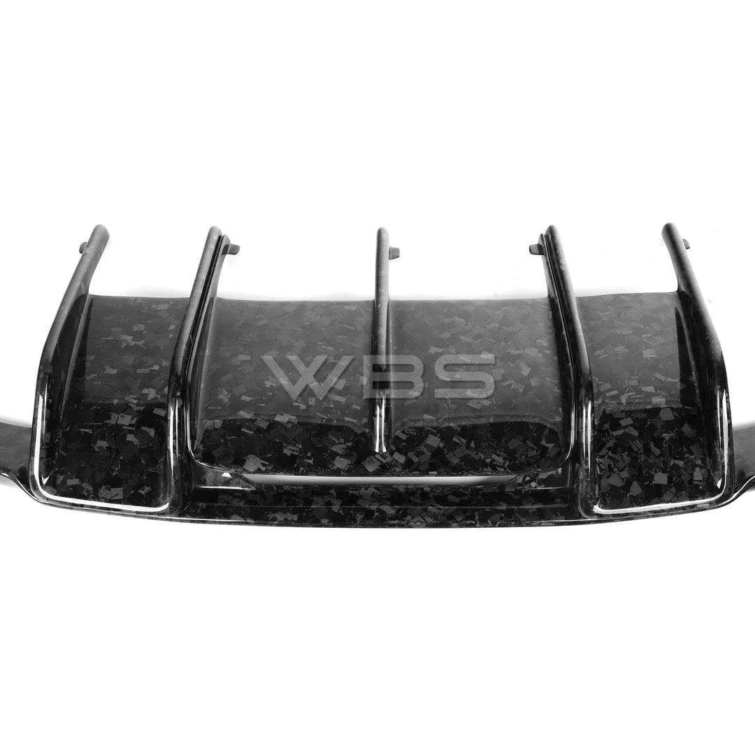 MERCEDES W218 CLS63/ CLS550 PERFORMANCE STYLE DIFFUSER GENUINE CARBON FIBER