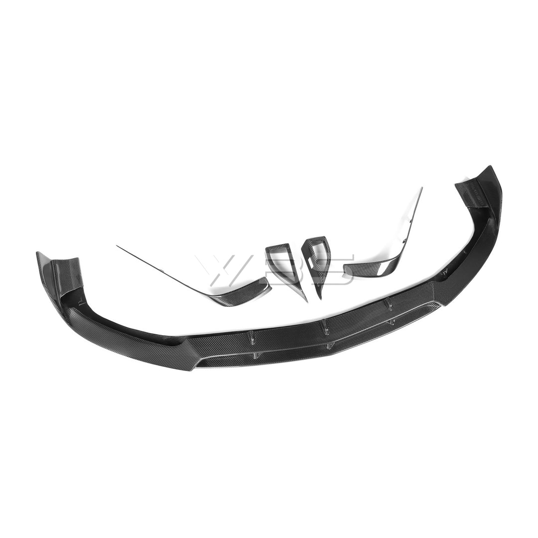 MERCEDES W218 CLS63 FRONT LIP KIT BRABUS STYLE GENUINE CARBON FIBER