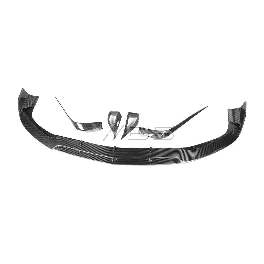 MERCEDES W218 CLS63 FRONT LIP KIT BRABUS STYLE GENUINE CARBON FIBER