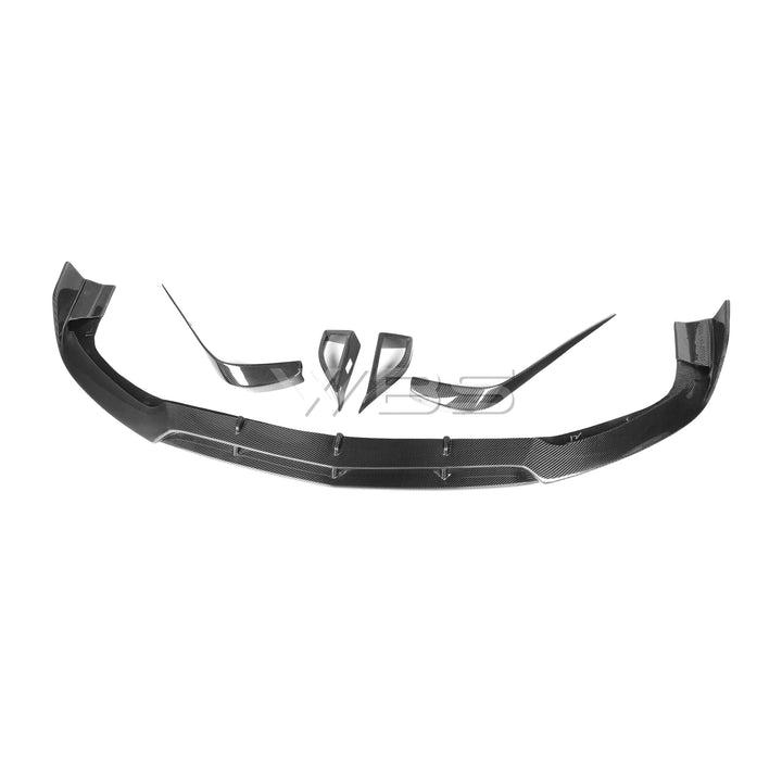 MERCEDES W218 CLS63 FRONT LIP KIT BRABUS STYLE GENUINE CARBON FIBER