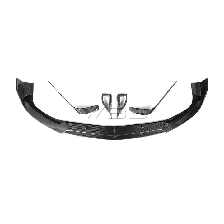 MERCEDES W218 CLS63 FRONT LIP KIT BRABUS STYLE GENUINE CARBON FIBER