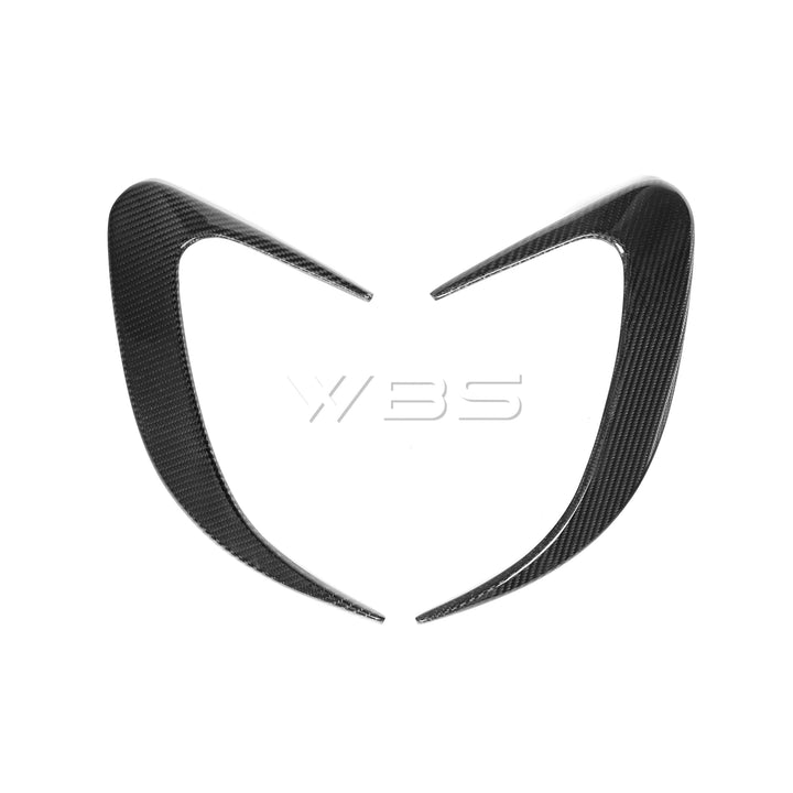 MERCEDES W218 CLS63/ CLS REAR BUMPER VENT TRIMS GENUINE CARBON FIBER