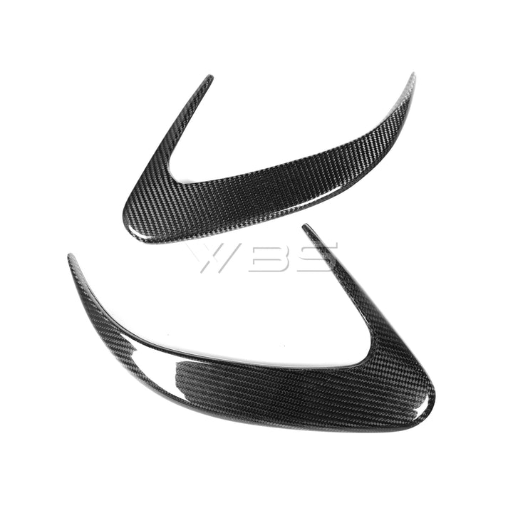 MERCEDES W218 CLS63/ CLS REAR BUMPER VENT TRIMS GENUINE CARBON FIBER