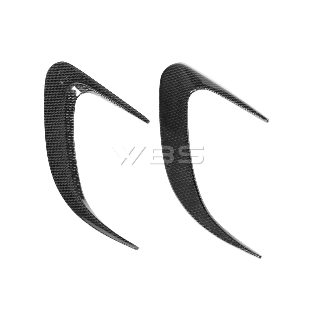 MERCEDES W218 CLS63/ CLS REAR BUMPER VENT TRIMS GENUINE CARBON FIBER