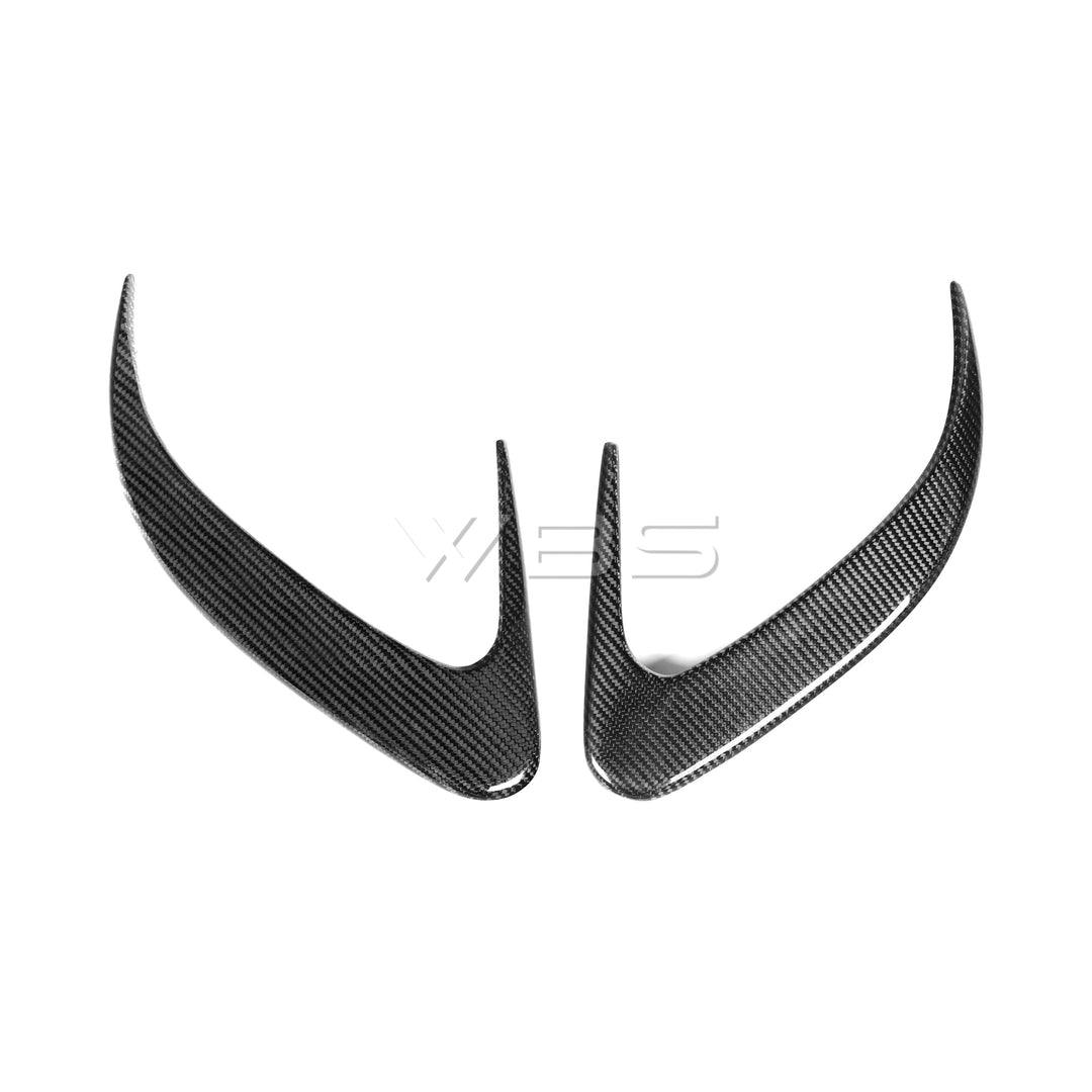 MERCEDES W218 CLS63/ CLS REAR BUMPER VENT TRIMS GENUINE CARBON FIBER