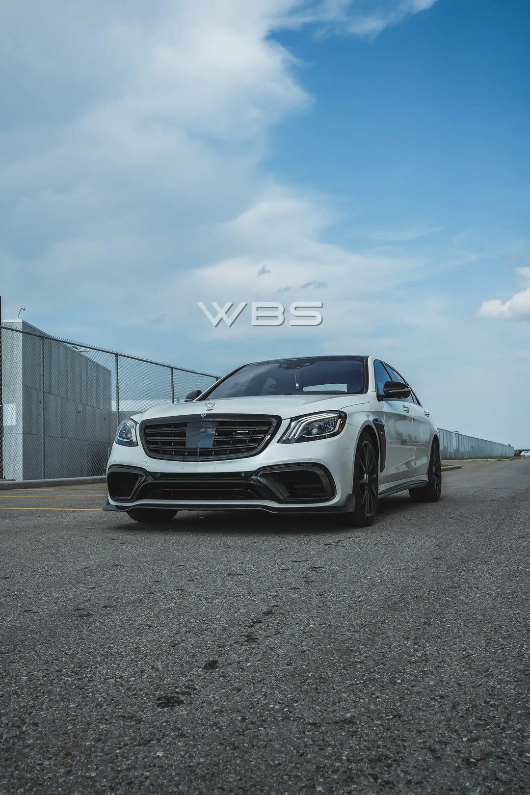 MERCEDES W222 S63/ S CLASS BRABUS FRONT BUMPER LIP GENUINE CARBON FIBER