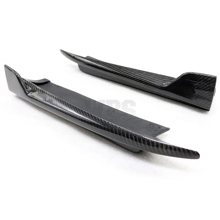 MERCEDES W204 C63/ C CLASS REAR  BUMPER SPLITTERS GENUINE CARBON FIBER