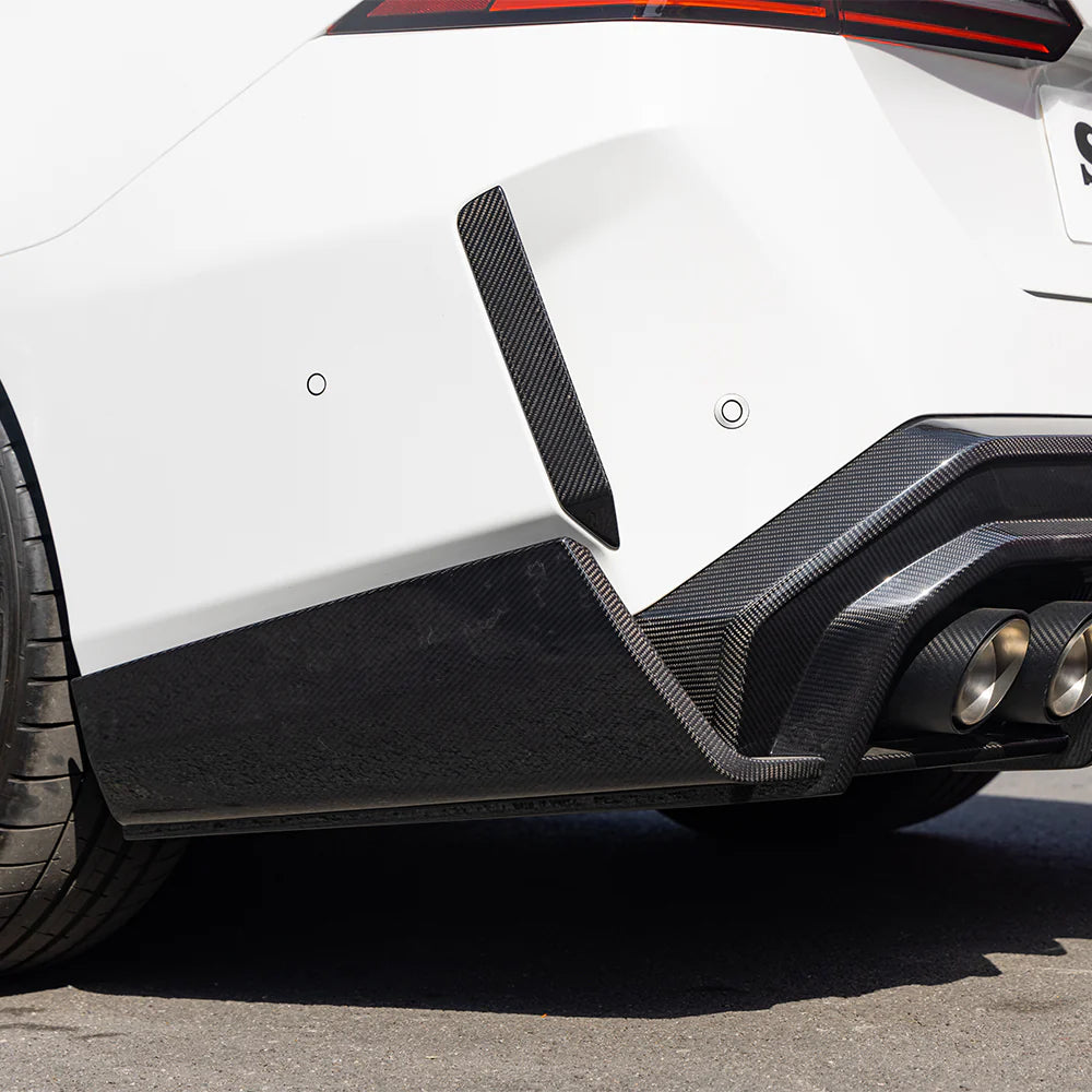 WBS - BMW G90/ G99 M5 REAR BUMPER TRIMS GENUINE CARBON FIBER