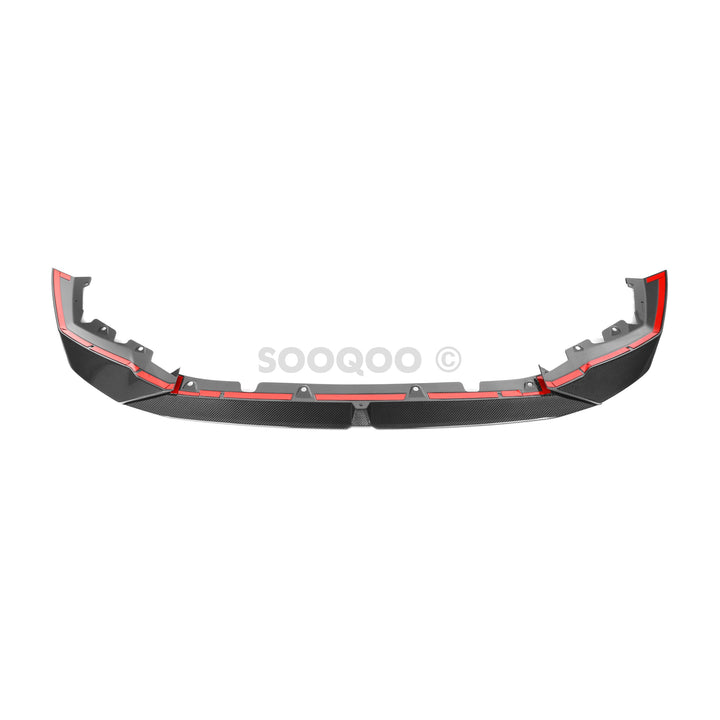 BMW G90/ G99 M5 SQ V1 STYLE FRONT LIP GENUINE CARBON FIBER