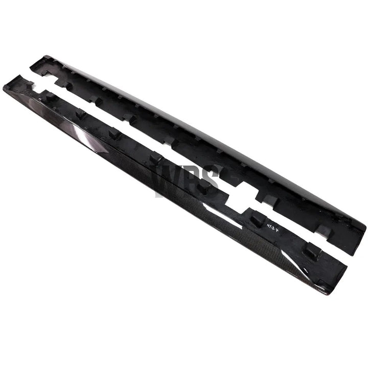 FORD MUSTANG SIDE SKIRT EXTENSIONS GT STYLE, GENUINE CF MATERIAL