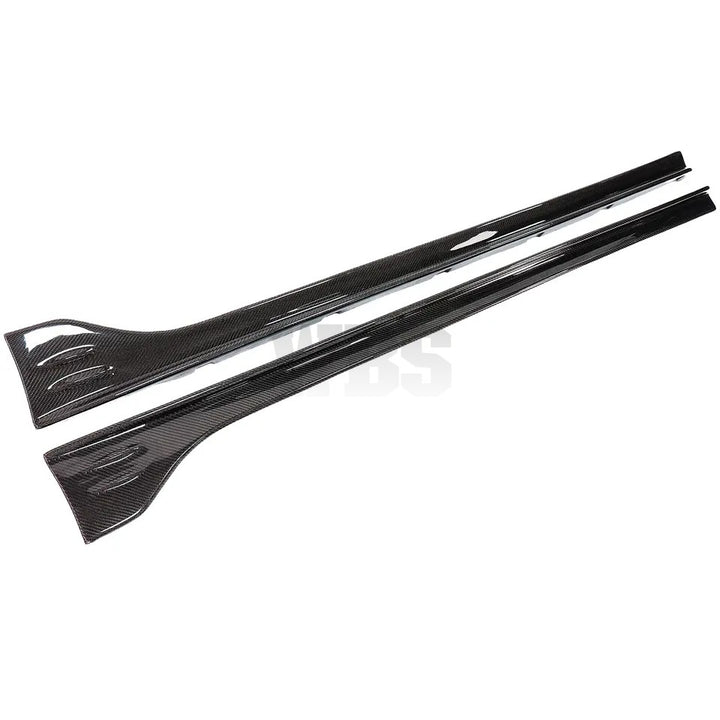 SUBARU BRZ COUPE SIDE SKIRT EXTENSIONS, 3D GENUINE CARBON FIBER