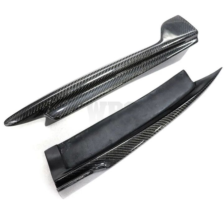 MERCEDES W204 C63/ C CLASS REAR  BUMPER SPLITTERS GENUINE CARBON FIBER