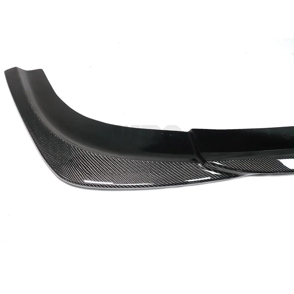 MERCEDES W204 C CLASS/ C63 FRONT LIP BLACK SERIES STYLE GENUINE CF