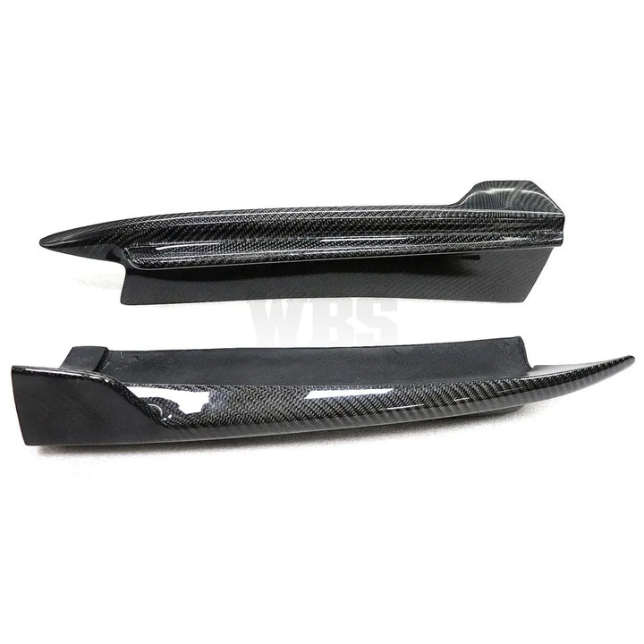 MERCEDES W204 C63/ C CLASS REAR  BUMPER SPLITTERS GENUINE CARBON FIBER