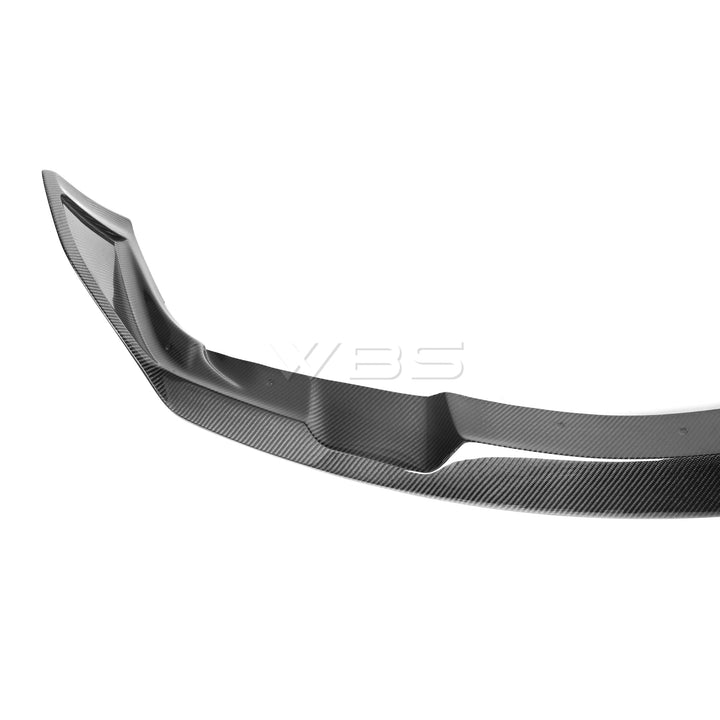 TOYOTA GR SUPRA V1-STYLE FRONT LIP GENUINE CARBON FIBER ONE PIECE