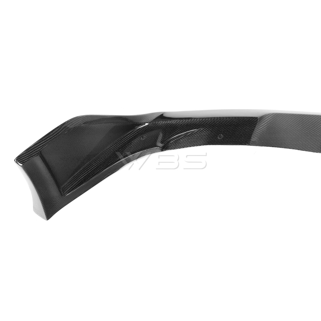 TOYOTA GR SUPRA V1-STYLE FRONT LIP GENUINE CARBON FIBER ONE PIECE