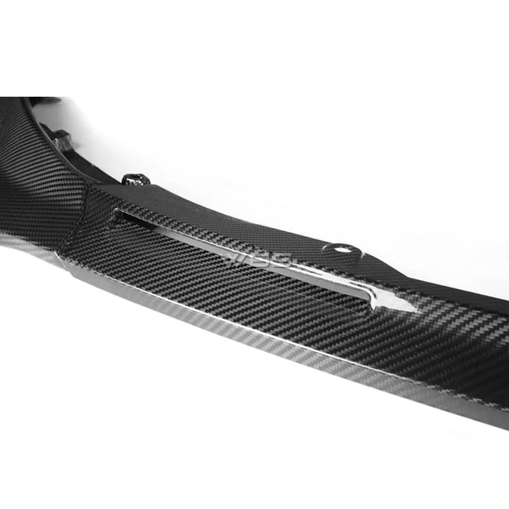 BMW G8X M3 M4 V-STYLE FRONT LIP GENUINE CARBON FIBER