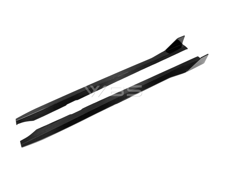 BMW G87 M2 V1 AD STYLE SIDE SKIRTS GENUINE CARBON FIBER