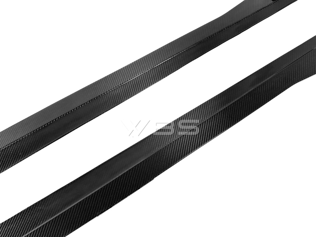 BMW G87 M2 V1 AD STYLE SIDE SKIRTS GENUINE CARBON FIBER