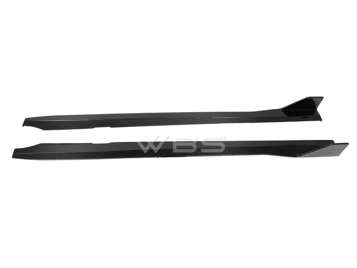 BMW G87 M2 V1 AD STYLE SIDE SKIRTS GENUINE CARBON FIBER