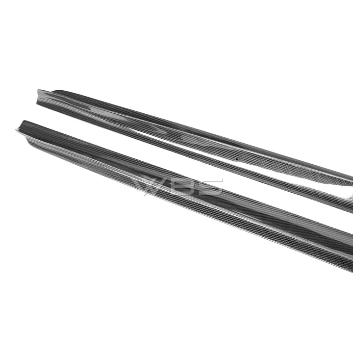 BMW F90 M5 3D STYLE SIDE SKIRTS GENUINE CARBON FIBER