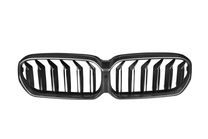 BMW F90 M5 LCI FULL OEM GRILLE REPLACEMENT GENUINE CARBON FIBER