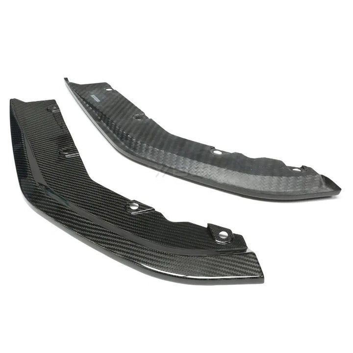 BMW G80 M3 | G82 G83 M4 REAR DIFFUSER SPLITTERS GENUINE DRY CARBON FIBER