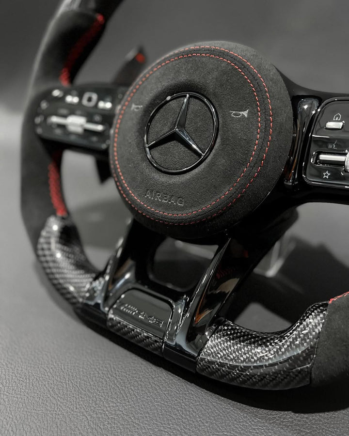 MERCEDES AMG | W204 W205 W213 CUSTOM STEERING WHEEL BY WBS