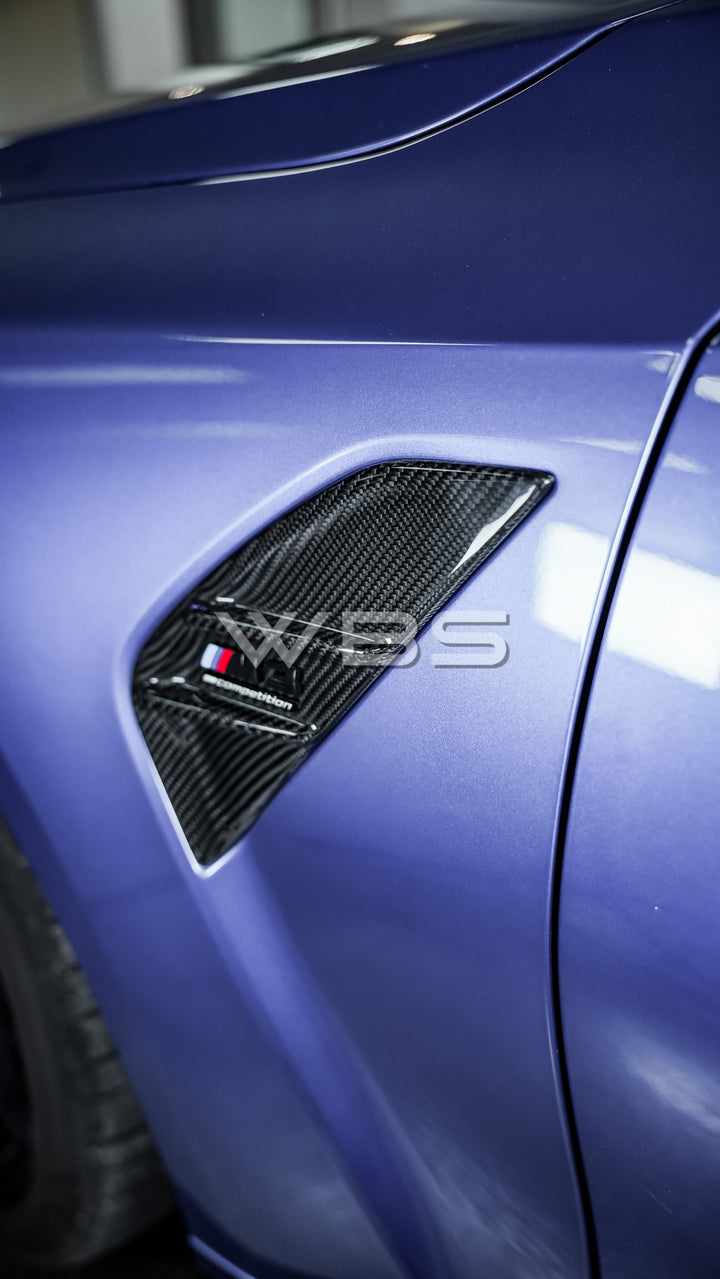 WBS - BMW G8X M3/ M4 SIDE FENDERS TRIM SET GENUINE CARBON FIBER