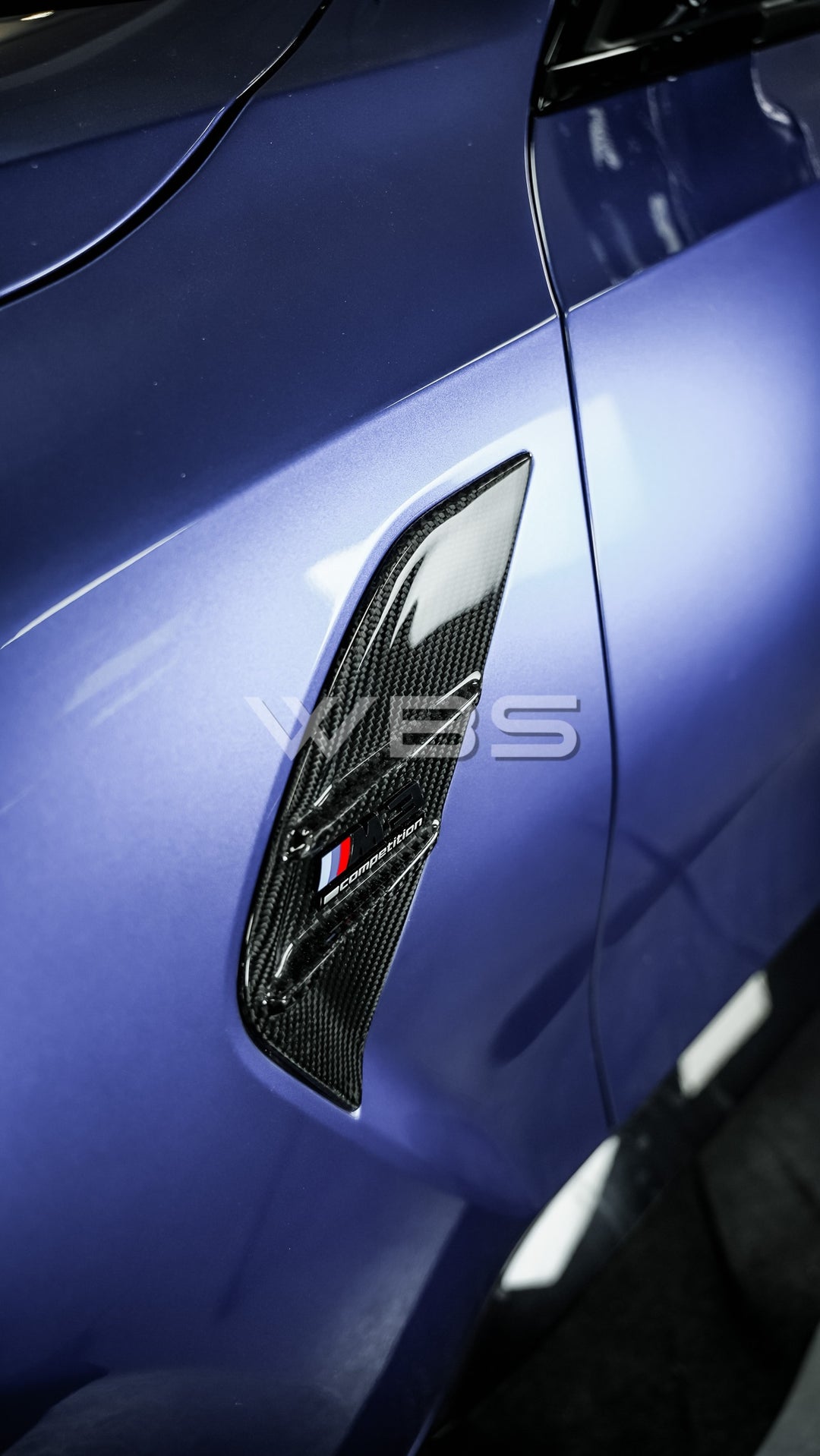 WBS - BMW G8X M3/ M4 SIDE FENDERS TRIM SET GENUINE CARBON FIBER