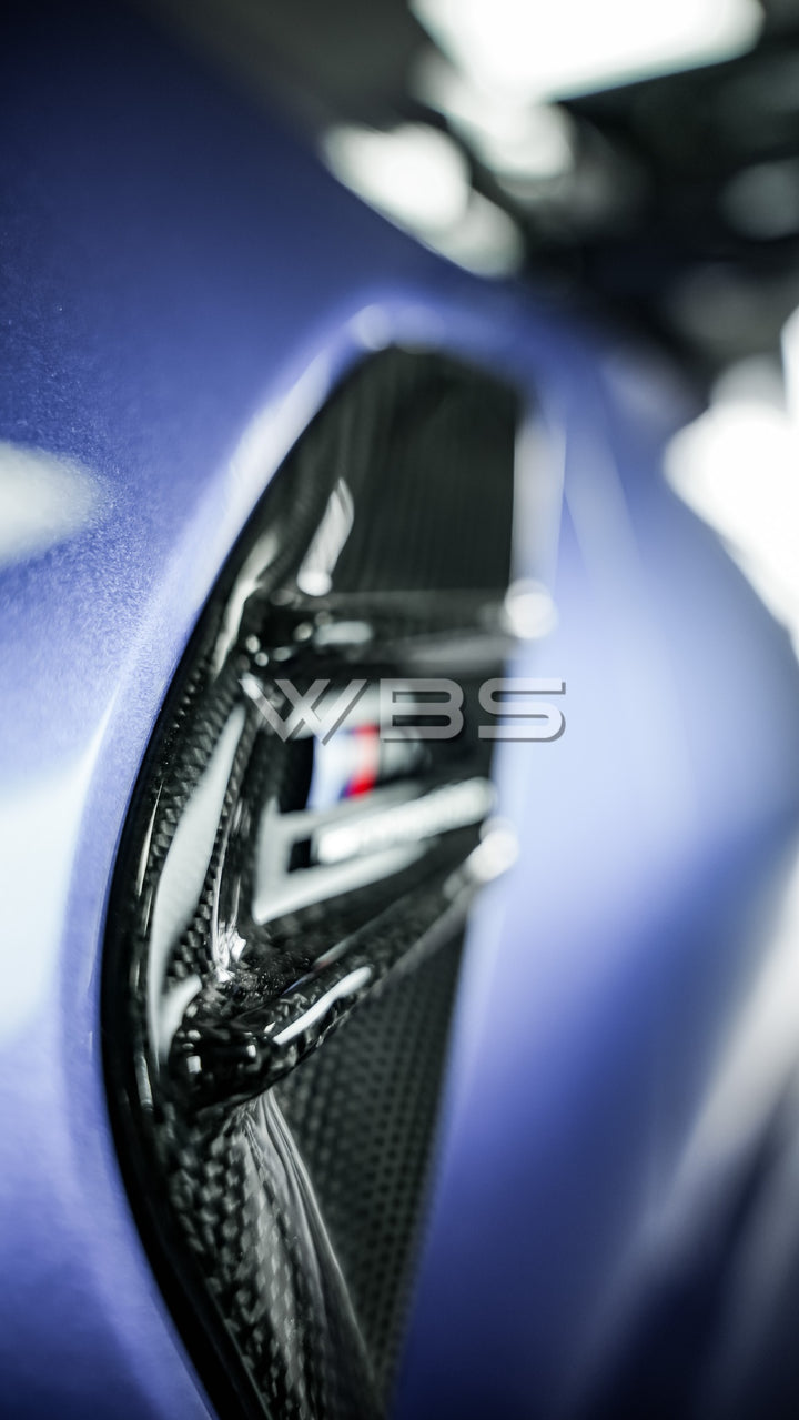 WBS - BMW G8X M3/ M4 SIDE FENDERS TRIM SET GENUINE CARBON FIBER