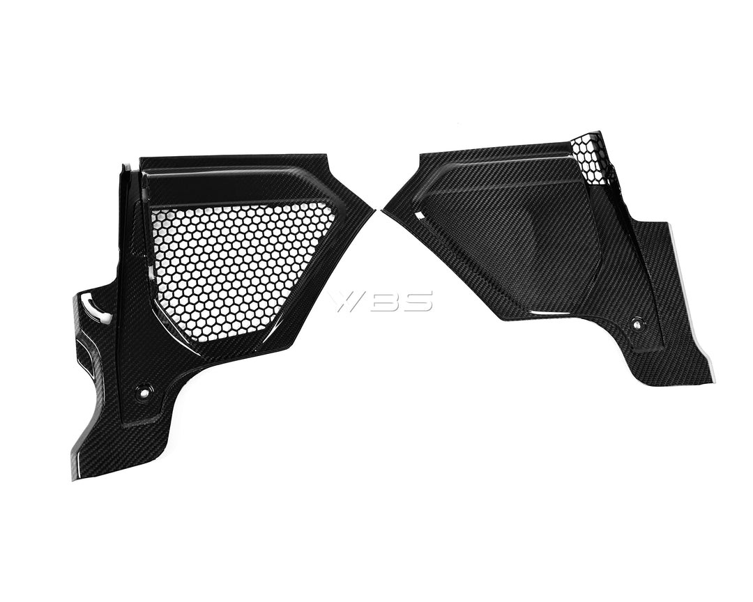 BMW G8X M2 M3 M4 -  ENGINE COWL PANEL TRIM GENUINE CARBON FIBER SET