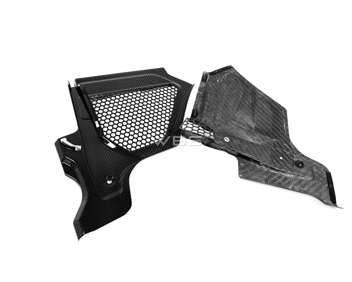 BMW G8X M2 M3 M4 -  ENGINE COWL PANEL TRIM GENUINE CARBON FIBER SET