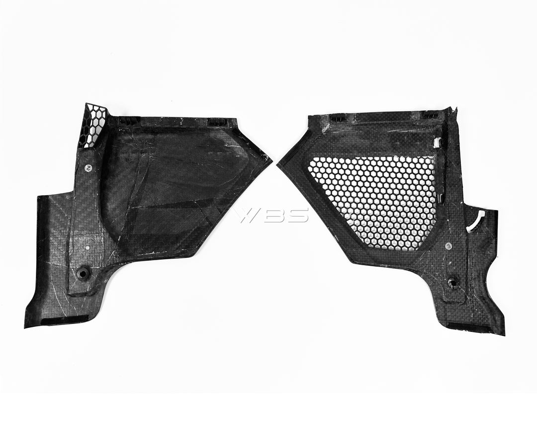 BMW G8X M2 M3 M4 -  ENGINE COWL PANEL TRIM GENUINE CARBON FIBER SET