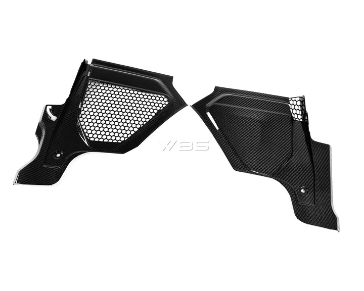 BMW G8X M2 M3 M4 -  ENGINE COWL PANEL TRIM GENUINE CARBON FIBER SET