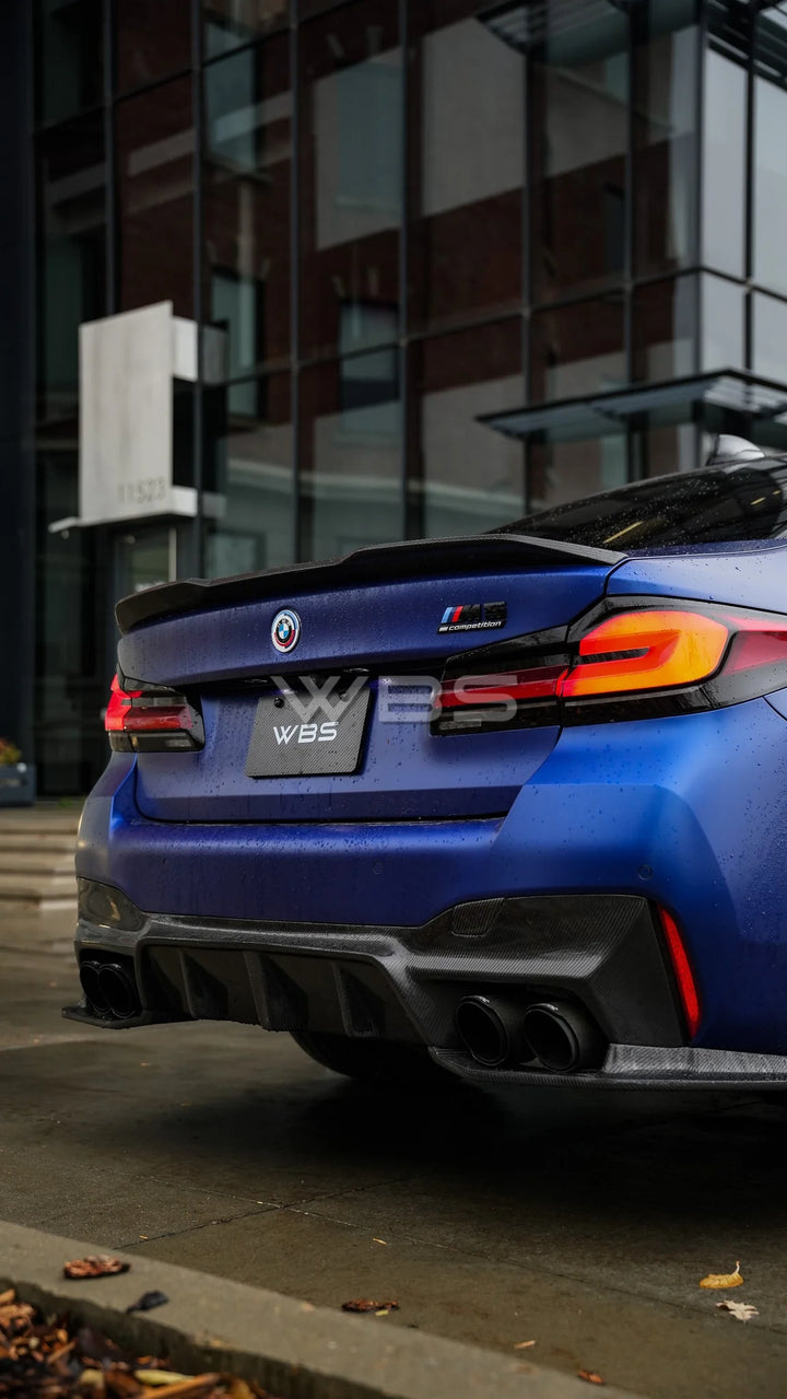 BMW F90 M5 MP V2 STYLE SPOILER GENUINE CARBON FIBER