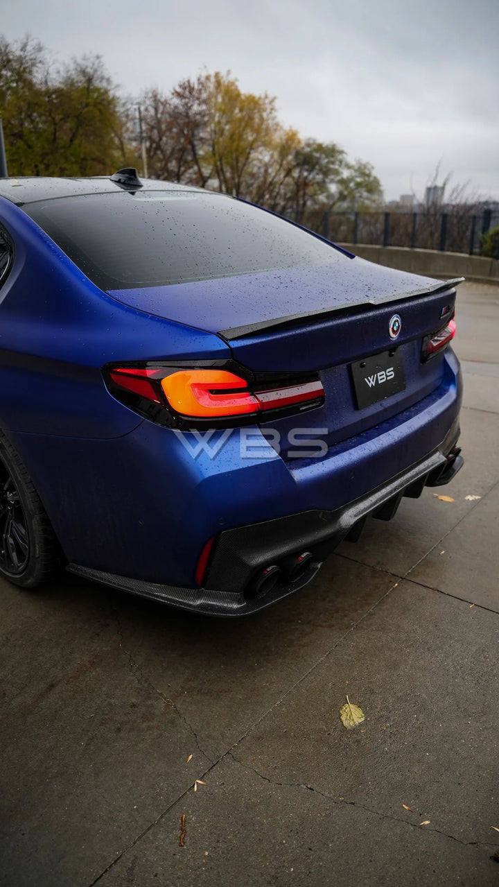 BMW F90 M5 MP V2 STYLE SPOILER GENUINE CARBON FIBER