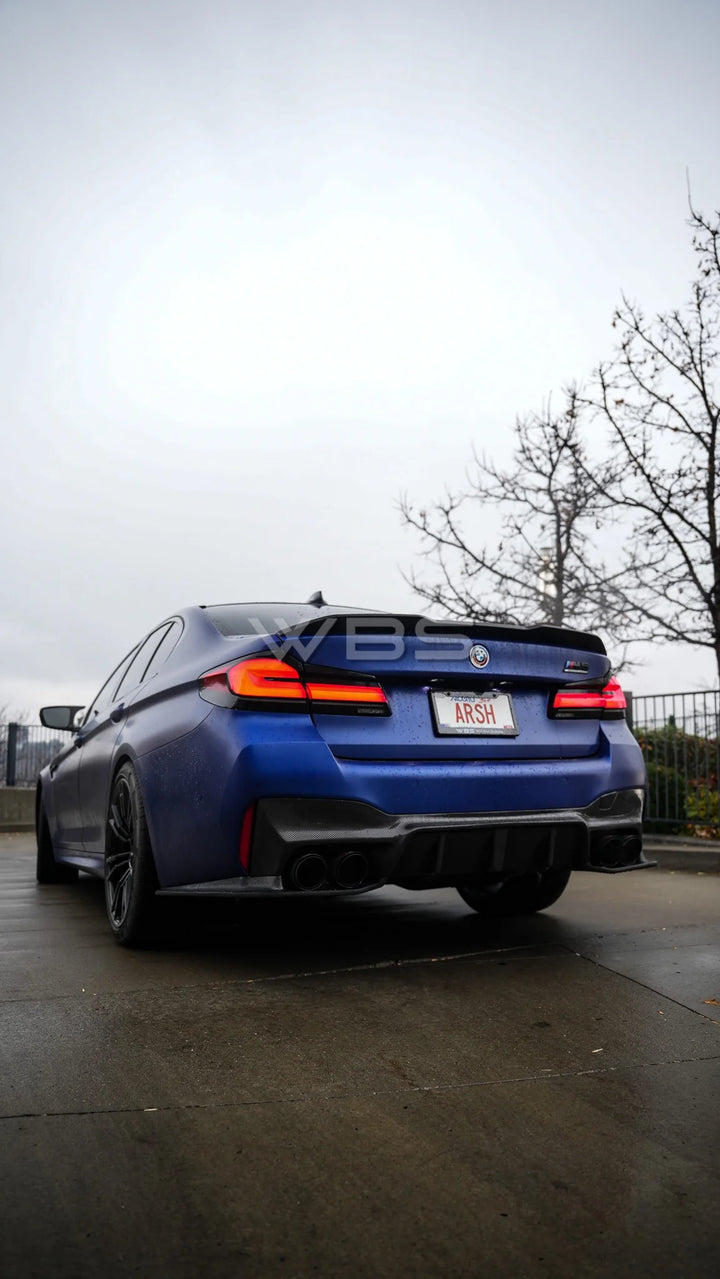 BMW F90 M5 MP V2 STYLE SPOILER GENUINE CARBON FIBER