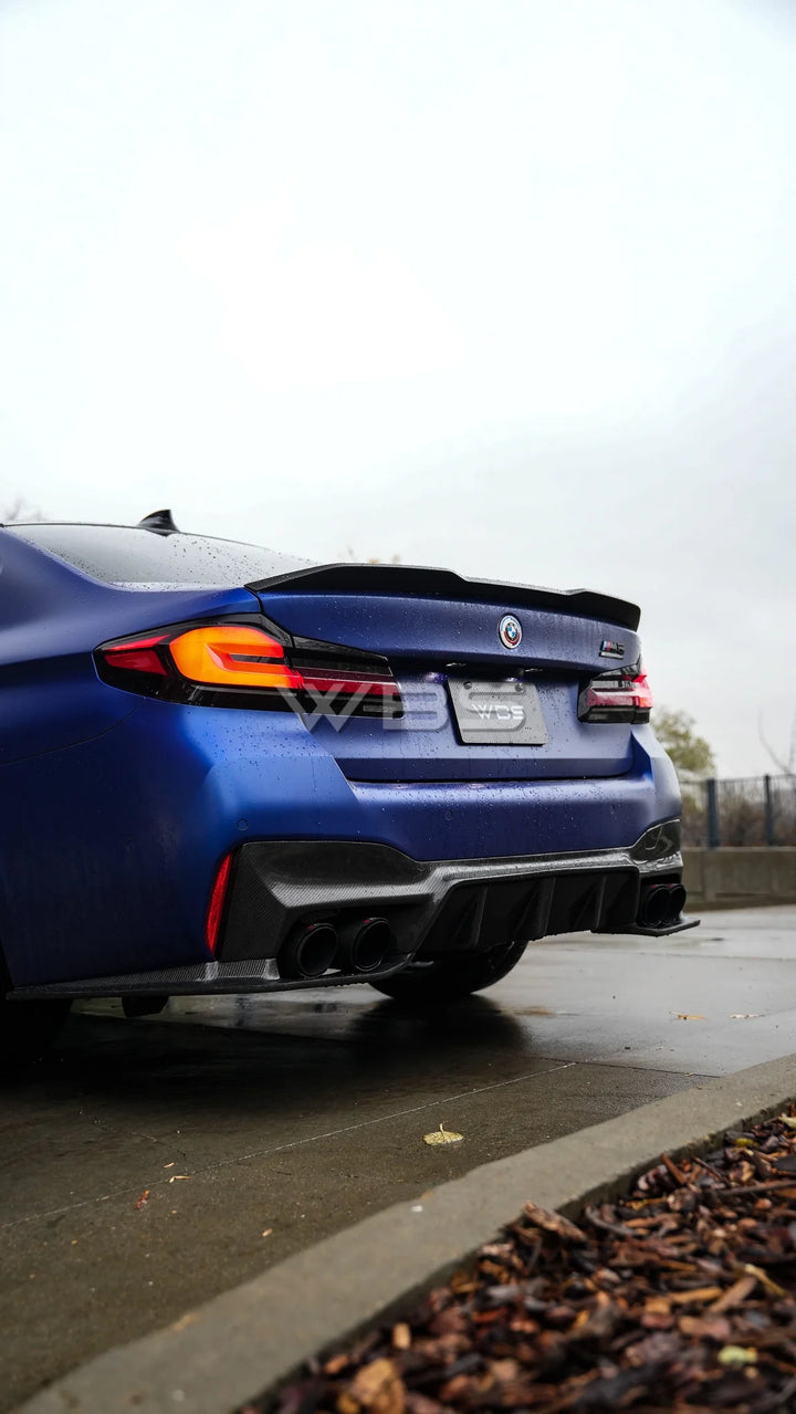 BMW F90 M5 MP V2 STYLE SPOILER GENUINE CARBON FIBER
